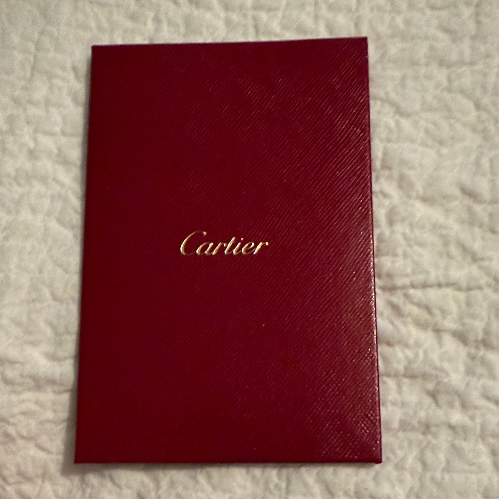 Cartier Burgundy Presentation Box Cartier Burgundy Presentation Box